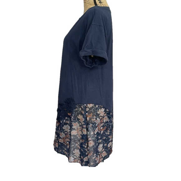 Anthropologie Akemi + Kin Boho Floral Tunic - Picture 8 of 12